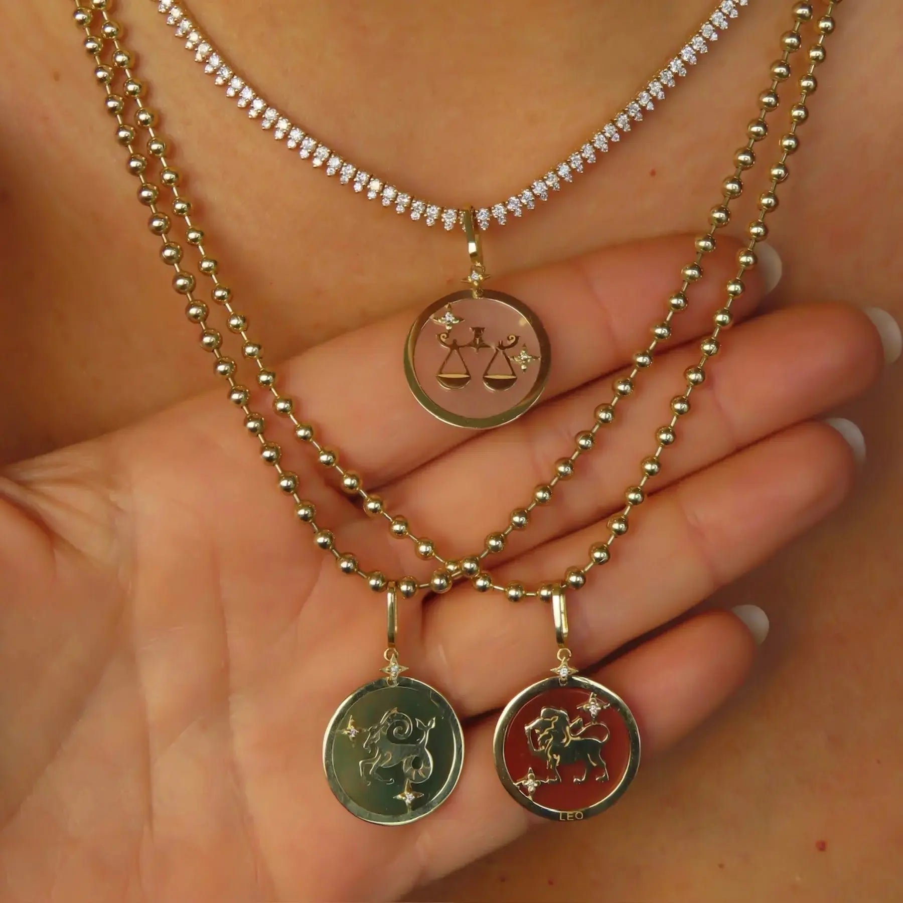 Lorena Diamond Tennis Necklace - Image 6