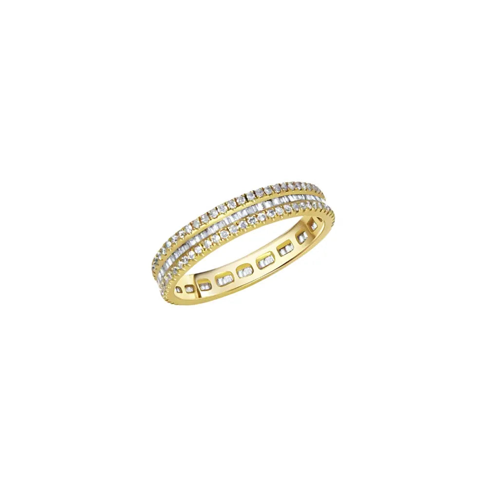 Pave Diamond Stackable Ring