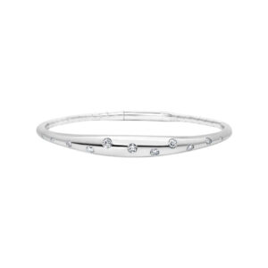 Scattered Diamond Bangle