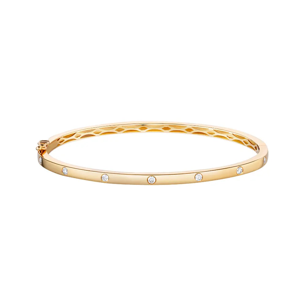 Seven Dot Diamond Bangle - Image 3